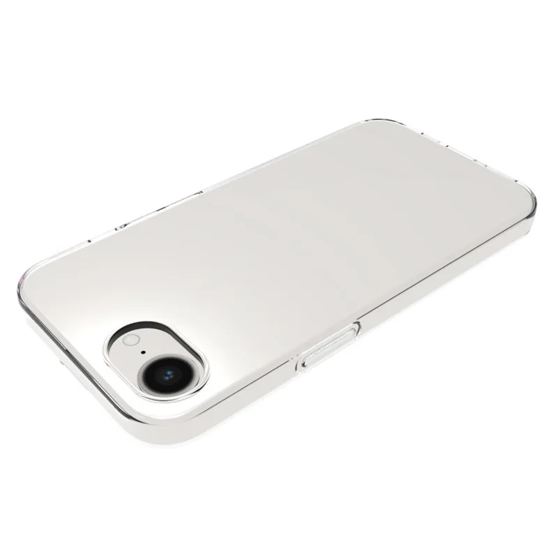 For iPhone 16e Slim Clear Phone Case Watermark Resistant TPU Back Cover-Cellmalls