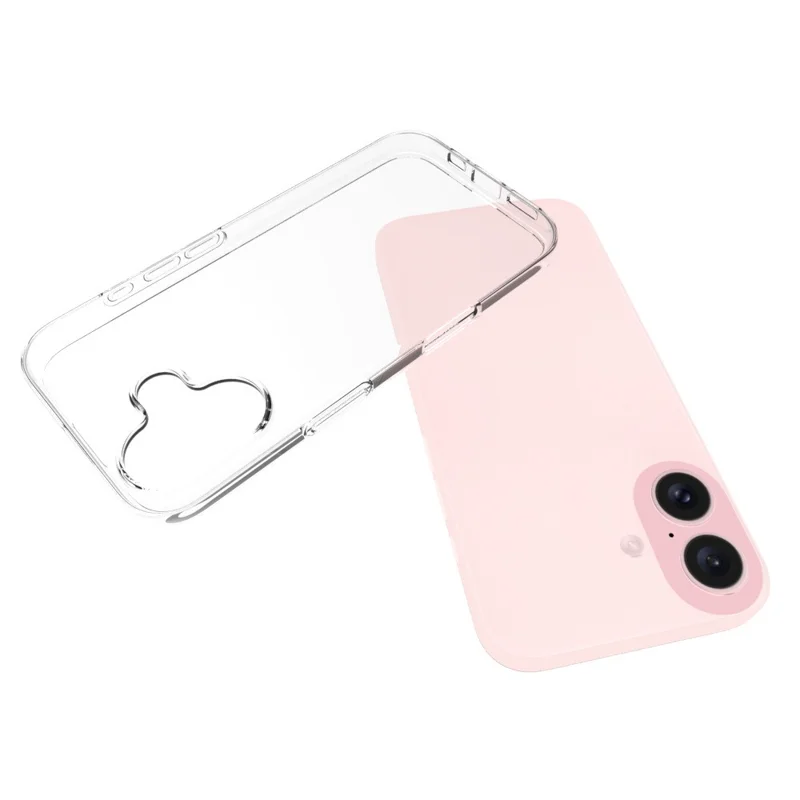 For iPhone 17 Case Watermark Resistant TPU Clear Phone Back Cover-Cellmalls