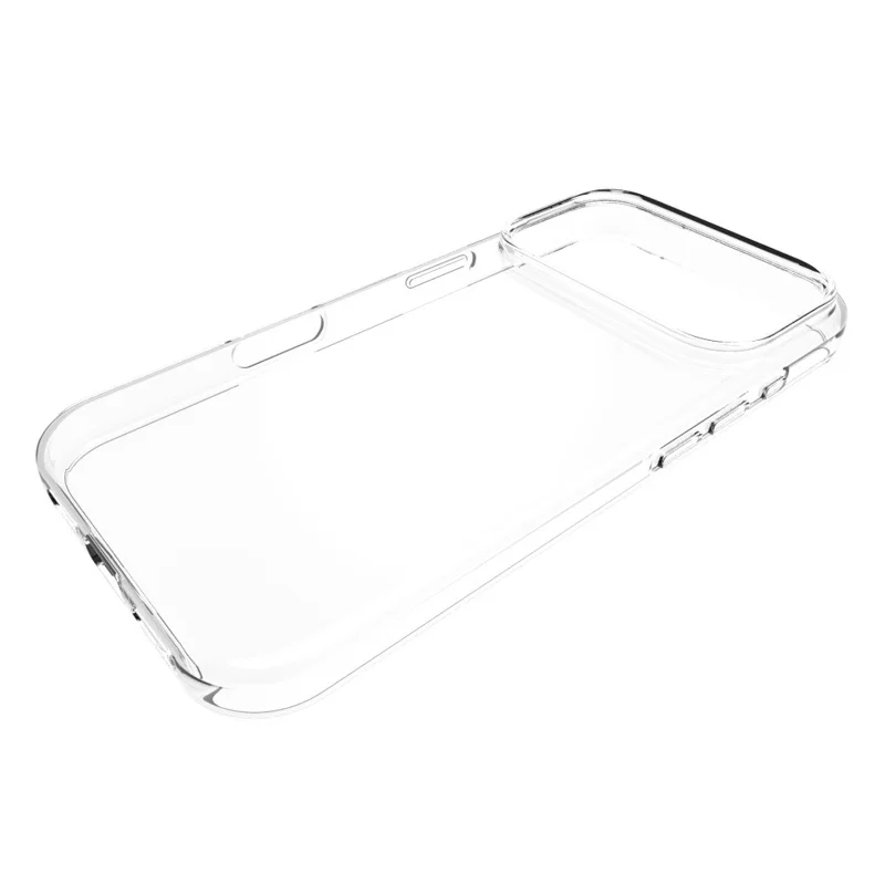 For iPhone 17 Pro Case Watermark Resistant TPU Clear Phone Back Cover-Cellmalls