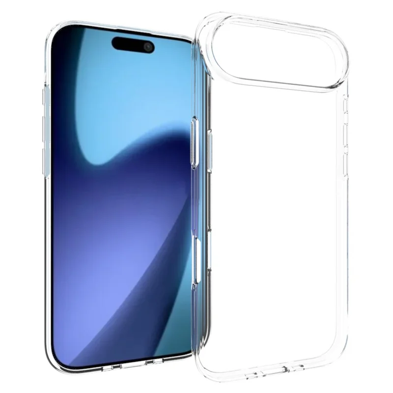For iPhone 17 Air Case Watermark Resistant TPU Clear Phone Back Cover-Cellmalls