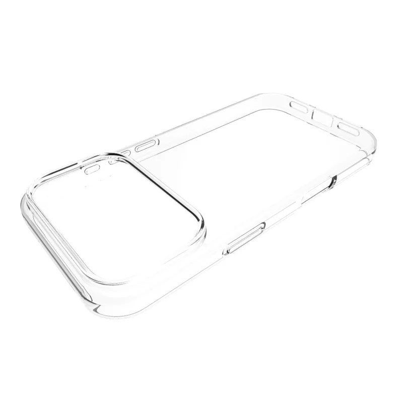 For iPhone 17 Pro Case Watermark Resistant TPU Clear Phone Back Cover-Cellmalls