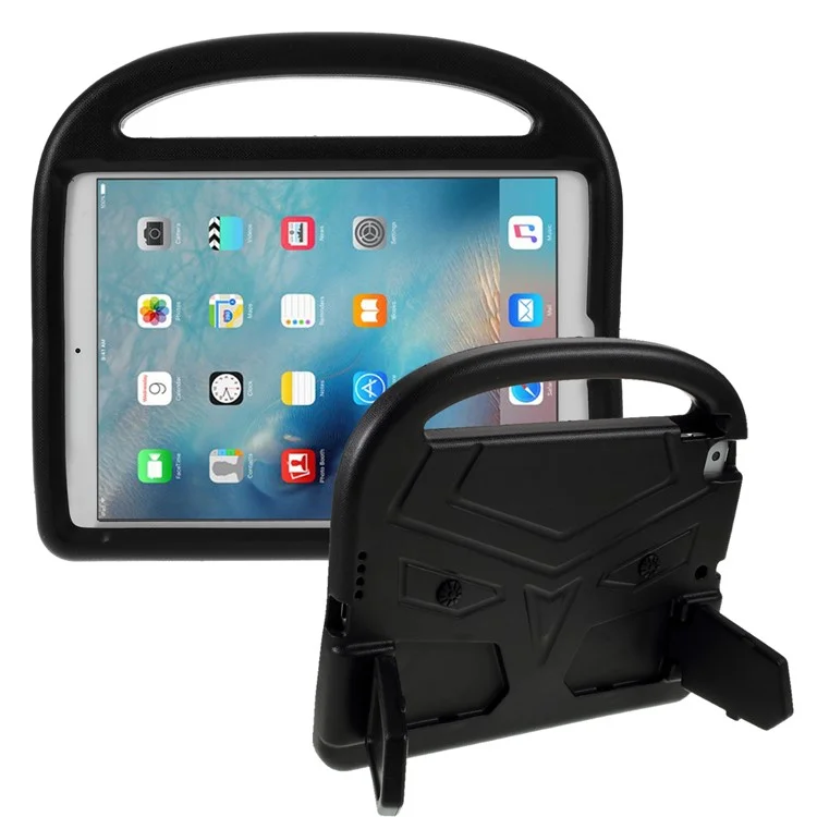 Sparrow Shaped Built-in Handle Kickstand Shockproof EVA Tablet Casing Shell Tablet Cover for iPad 10.2 (2021)/(2020)/(2019) - Black-Cellmalls