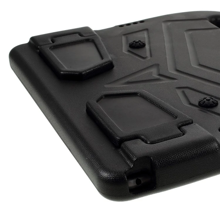 Sparrow Shaped Built-in Handle Kickstand Shockproof EVA Tablet Casing Shell Tablet Cover for iPad 10.2 (2021)/(2020)/(2019) - Black-Cellmalls