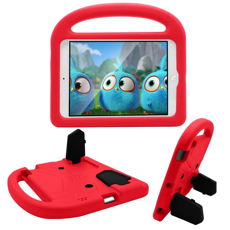 Sparrow Design Shockproof Kids Friendly EVA Case for iPad 4/3/2 with Bracket and Handle - Orange-Cellmalls