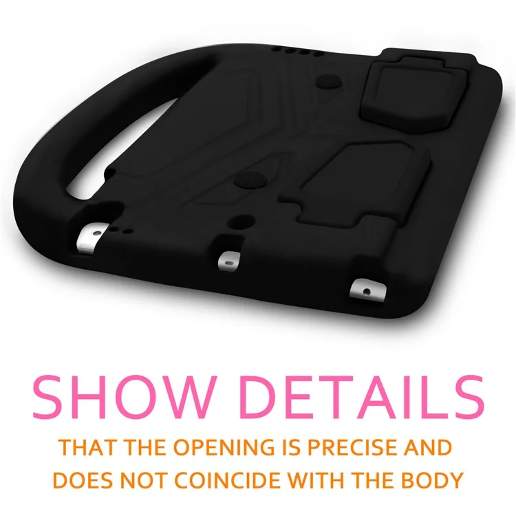 EVA Case for iPad 9.7-inch (2018) / 9.7-inch (2017) / Air 2 / Air (2013) Sparrow Style Tablet Cover with Kickstand - Black-Cellmalls