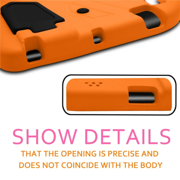 Sparrow Design Shockproof Kids Friendly EVA Case for iPad 4/3/2 with Bracket and Handle - Orange-Cellmalls