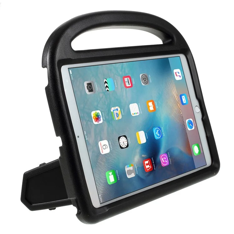 Sparrow Shaped Built-in Handle Kickstand Shockproof EVA Tablet Casing Shell Tablet Cover for iPad 10.2 (2021)/(2020)/(2019) - Black-Cellmalls