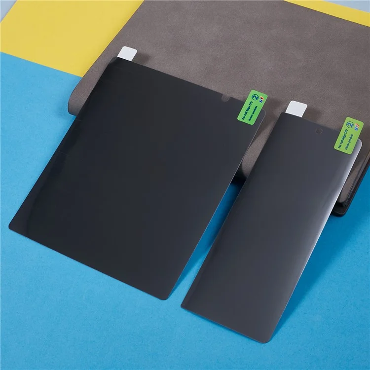 For Samsung Galaxy Z Fold4 5G Matte Privacy Film Shatterproof Front and Back Screen PET Protector-Cellmalls