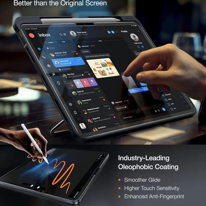 TORRAS Install Master Series For iPad Air 11 (2025)  /  (2024) Tempered Glass Screen Protector with Film Installation Tool-Cellmalls