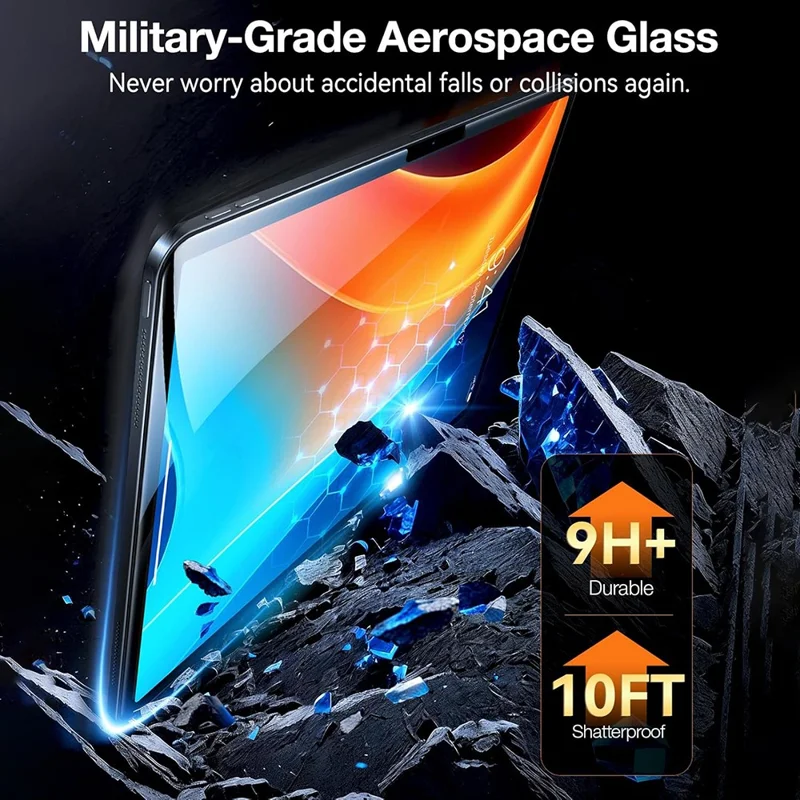 TORRAS Install Master Series For iPad Air 13 (2025) / (2024) Tempered Glass Screen Protector with Film Installation Tool-Cellmalls