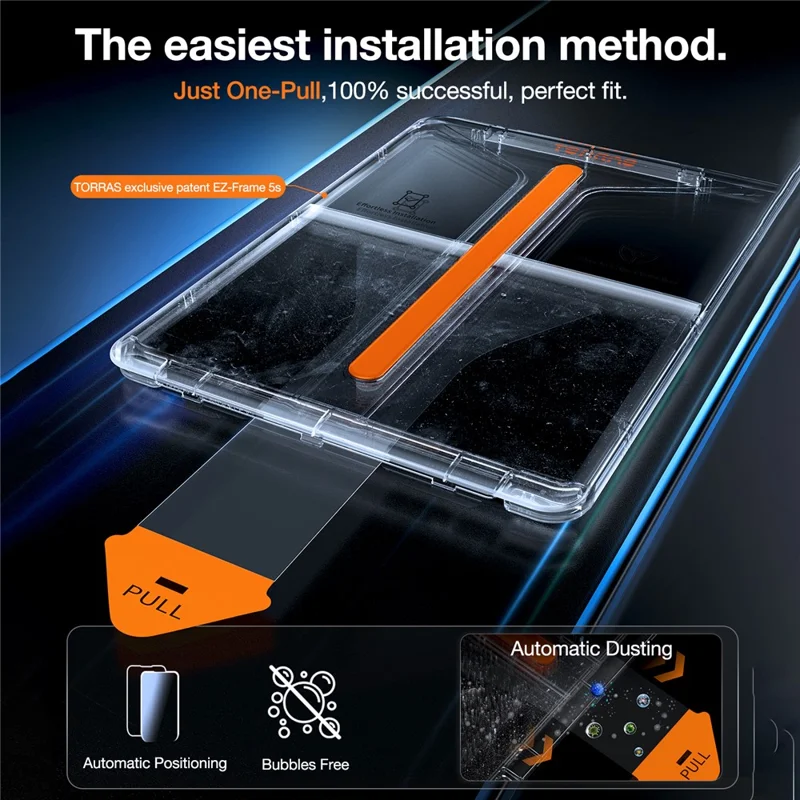 TORRAS Install Master Series For iPad Air 13 (2025) / (2024) Tempered Glass Screen Protector with Film Installation Tool-Cellmalls