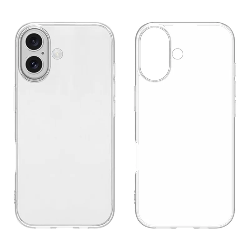 For iPhone 17 Case Slim Fit Transparent Soft TPU Phone Cover-Cellmalls