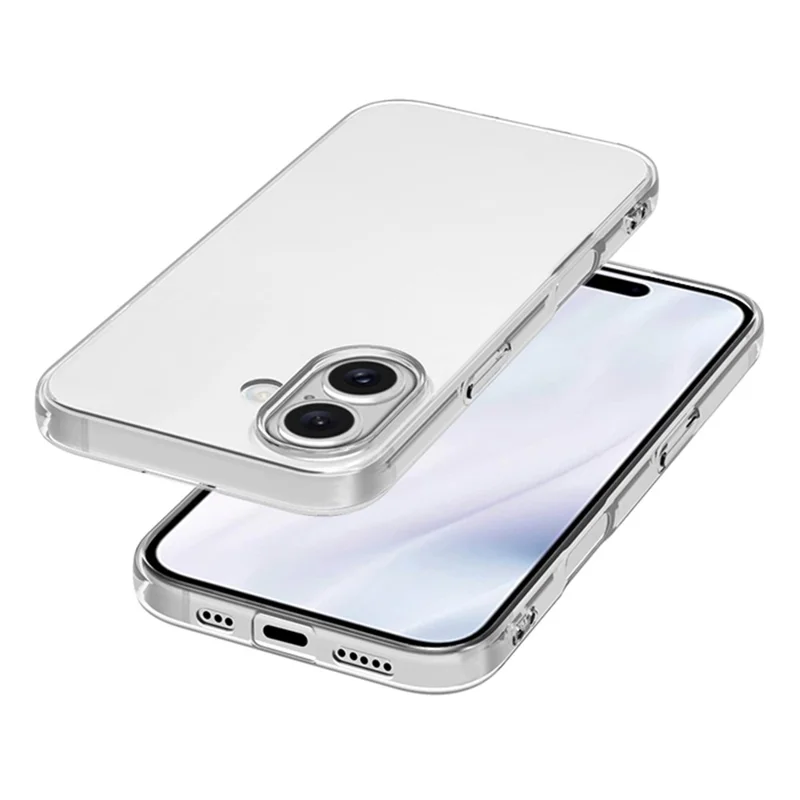 For iPhone 17 Case Slim Fit Transparent Soft TPU Phone Cover-Cellmalls