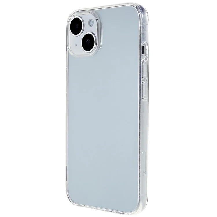 For iPhone 15 Flexible TPU Clear Phone Cover Super Slim Shockproof Cell Phone Case Shell-Cellmalls