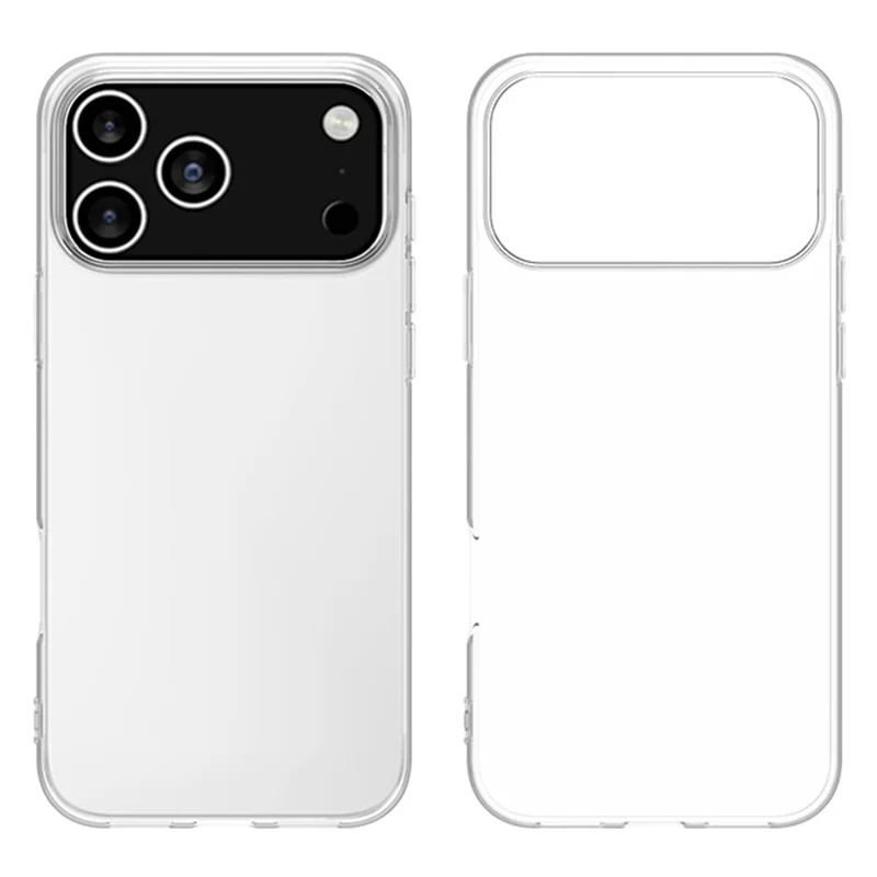 For iPhone 17 Pro Case Slim Fit Transparent Soft TPU Phone Cover-Cellmalls