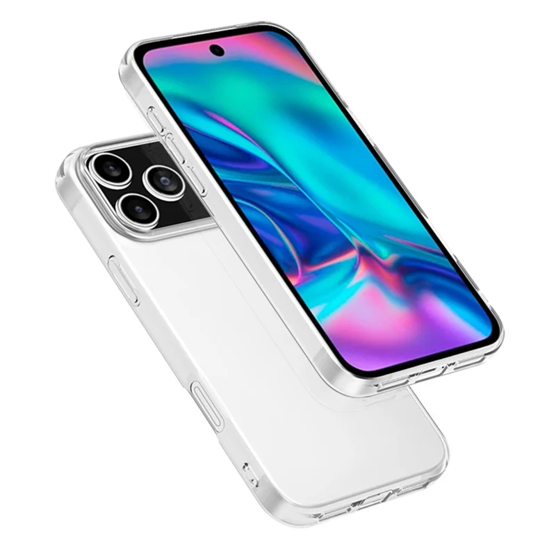 For iPhone 17 Pro Max Case Slim Fit Transparent Soft TPU Phone Cover-Cellmalls