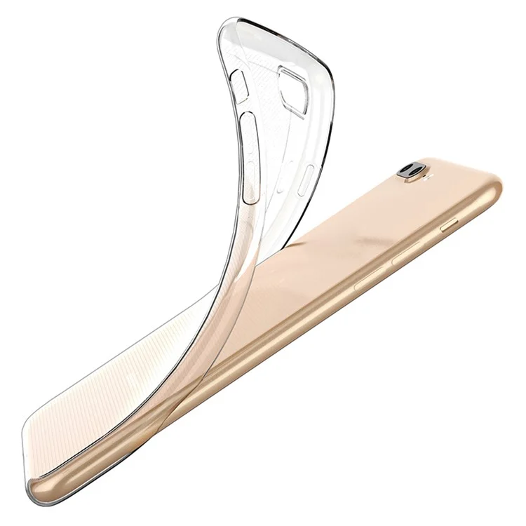 Ultra Slim Phone Case For iPhone 7 Plus 5.5 inch / 8 Plus 5.5 inch Transparent Soft TPU Mobile Phone Cover-Cellmalls