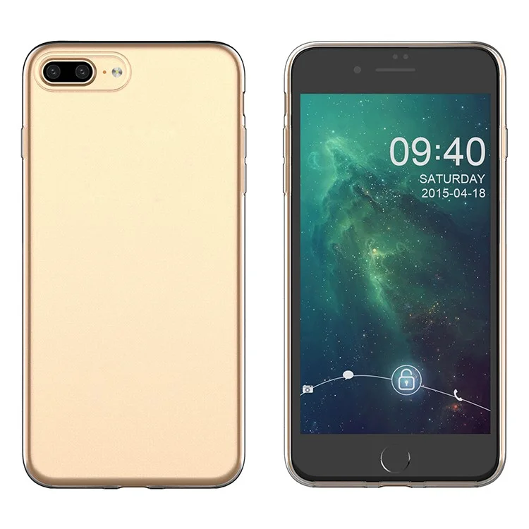 Ultra Slim Phone Case For iPhone 7 Plus 5.5 inch / 8 Plus 5.5 inch Transparent Soft TPU Mobile Phone Cover-Cellmalls