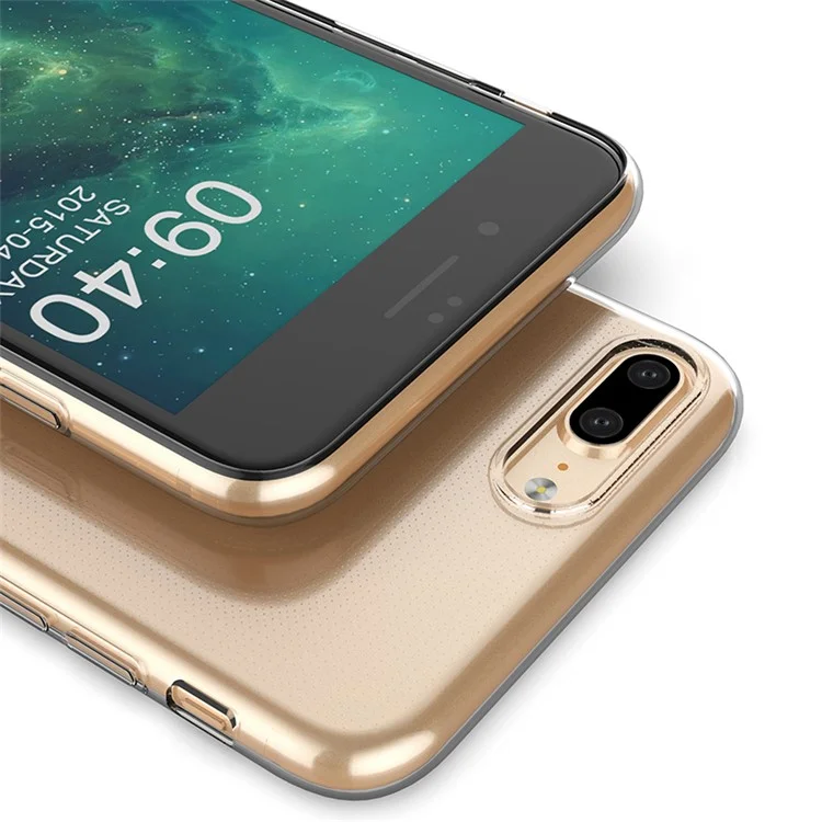 Ultra Slim Phone Case For iPhone 7 Plus 5.5 inch / 8 Plus 5.5 inch Transparent Soft TPU Mobile Phone Cover-Cellmalls