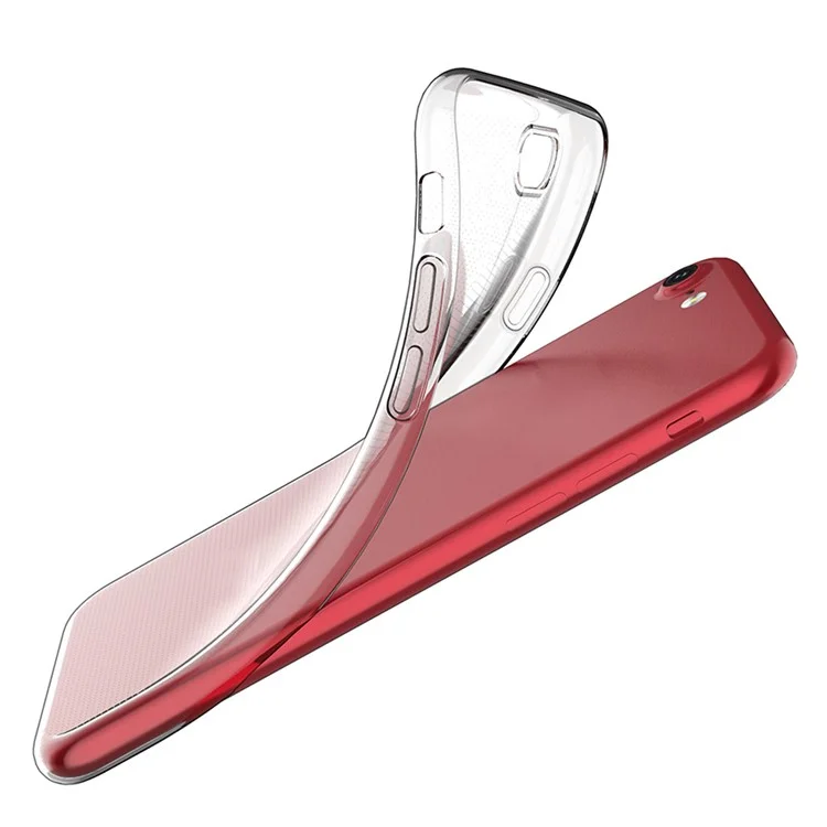 For iPhone 8 / 7 / SE (2020) / SE (2022) Anti-Dust Cell Phone Case Ultra Slim HD Clear Shockproof Flexible TPU Cover-Cellmalls
