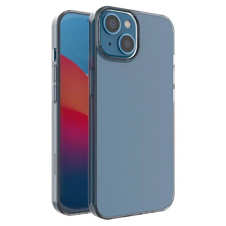 Transparent Phone Case for iPhone 14 6.1 Inch, Ultra Slim Anti-Drop Protection TPU Back Cover-Cellmalls