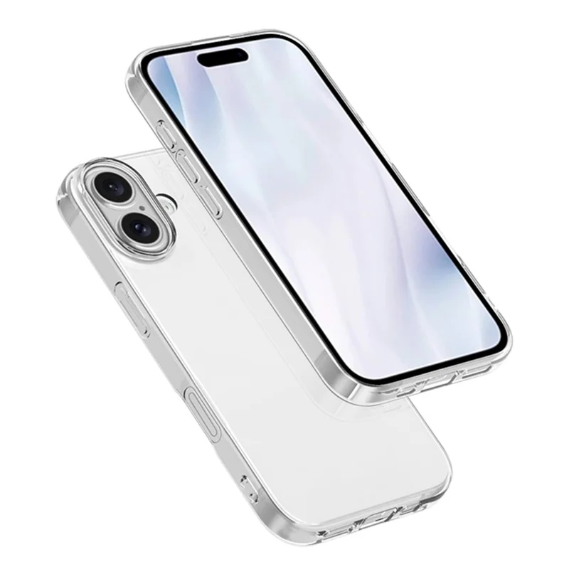For iPhone 17 Case Slim Fit Transparent Soft TPU Phone Cover-Cellmalls