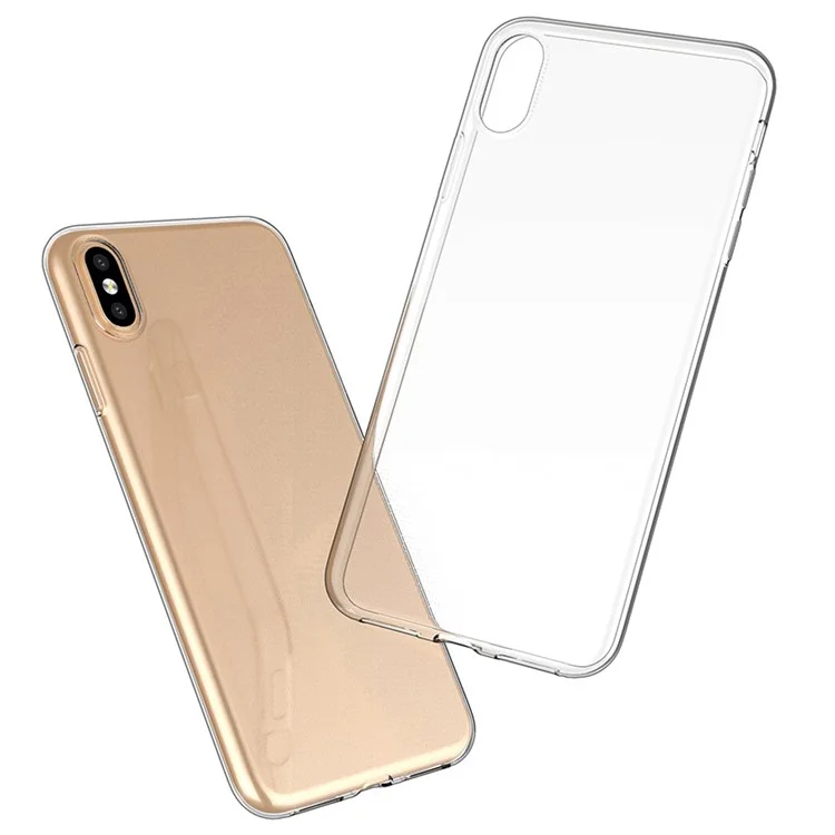 For iPhone X / XS 5.8 inch Ultra Slim Super Clear Anti-Scratch Cell Phone Case Shockproof Flexible TPU Cover-Cellmalls