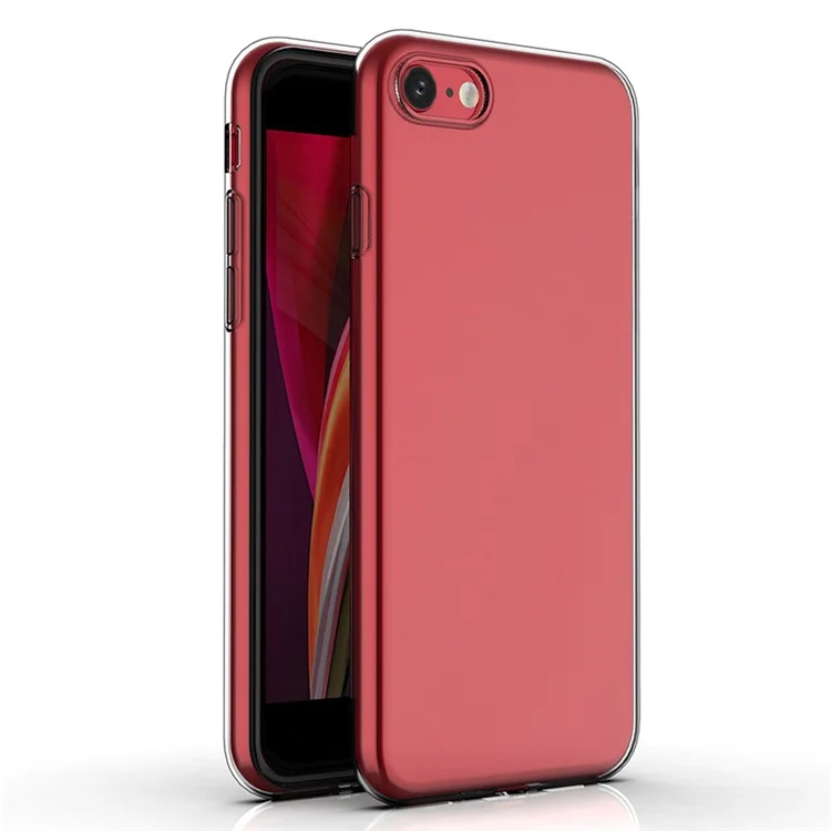For iPhone 8 / 7 / SE (2020) / SE (2022) Anti-Dust Cell Phone Case Ultra Slim HD Clear Shockproof Flexible TPU Cover-Cellmalls