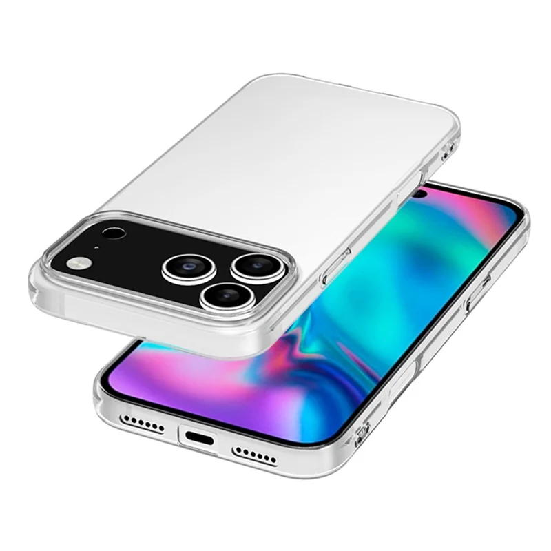 For iPhone 17 Pro Max Case Slim Fit Transparent Soft TPU Phone Cover-Cellmalls
