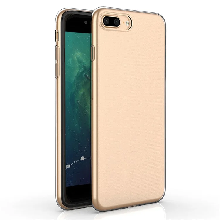 Ultra Slim Phone Case For iPhone 7 Plus 5.5 inch / 8 Plus 5.5 inch Transparent Soft TPU Mobile Phone Cover-Cellmalls
