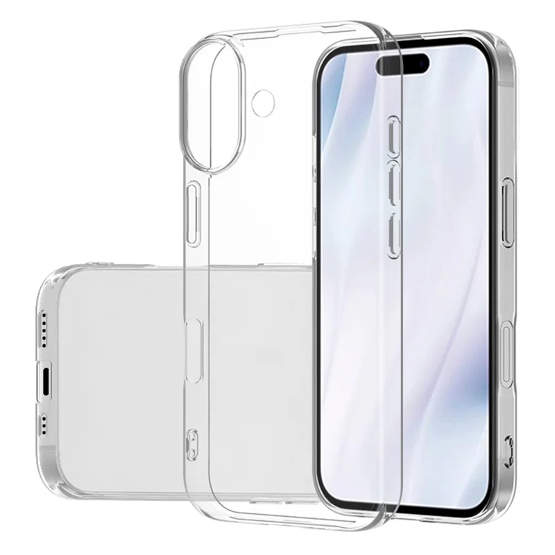 For iPhone 17 Case Slim Fit Transparent Soft TPU Phone Cover-Cellmalls