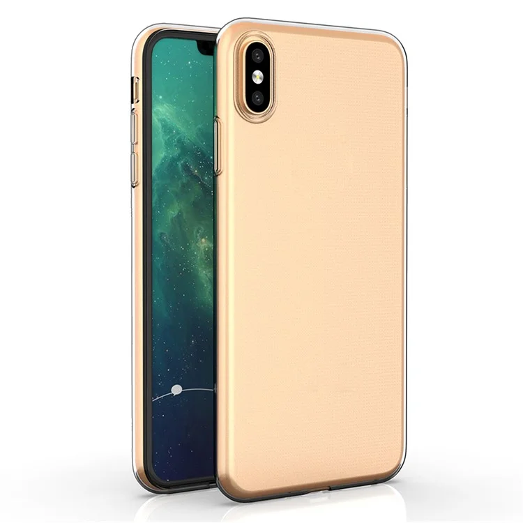 Transparent Phone Cover For iPhone XS Max 6.5 Inch, Ultra Slim Anti-Fall Flexible TPU Cell Phone Case-Cellmalls