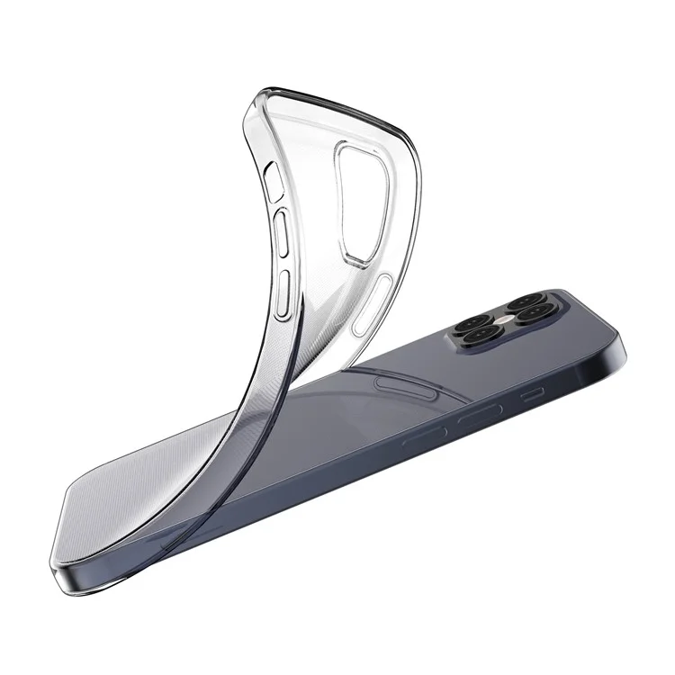 HD Clear Soft Phone Case for iPhone 12 Pro 6.1 inch-Cellmalls