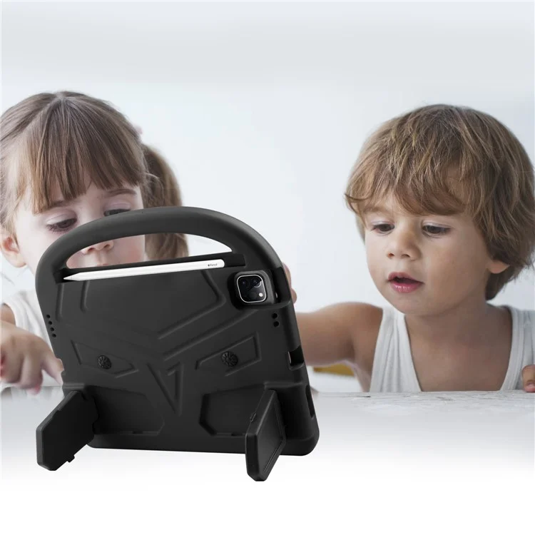 For iPad Air (2020) / Air (2022) / Pro 11-inch (2022) / (2021) / (2020) Sparrow Style Shockproof Kickstand EVA Table Case - Black-Cellmalls