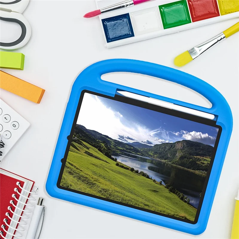 For iPad Pro 11 (2024) Case Sparrow Style EVA Tablet Cover with Kickstand - Blue-Cellmalls