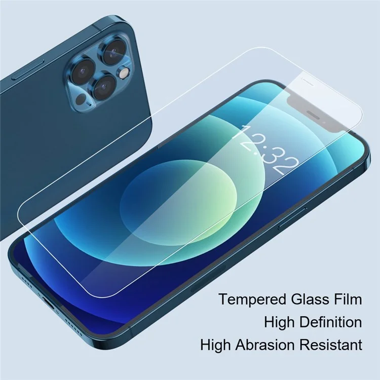 AMORUS Phone Screen Protector for iPhone 13 mini 5.4 inch, Anti-explosion 2.5D Arc Edge High Aluminum-silicon Glass Film-Cellmalls