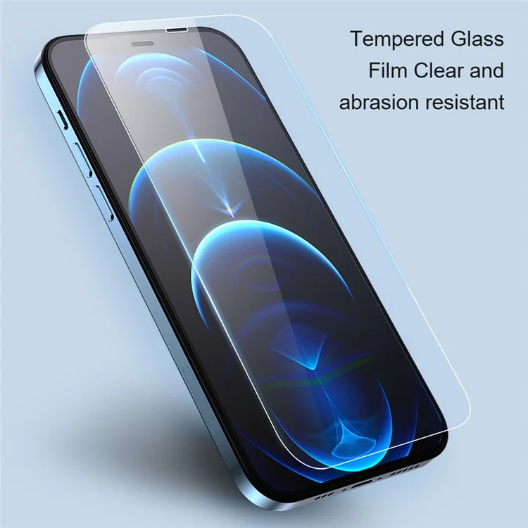AMORUS For iPhone 15 Pro Max High Aluminum-silicon Glass Screen Protector 2.5D Arc Edge Anti-explosion Film-Cellmalls