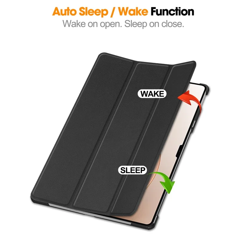 For Xiaomi Pad 7 Ultra Case Anti-Drop Leather Stand Tablet Cover - Black-Cellmalls