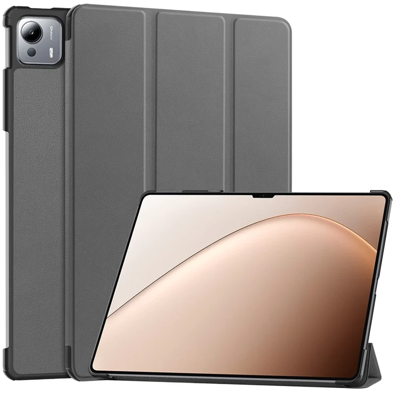 For Xiaomi Pad 7 Ultra Case Anti-Drop Leather Stand Tablet Cover - Black-Cellmalls