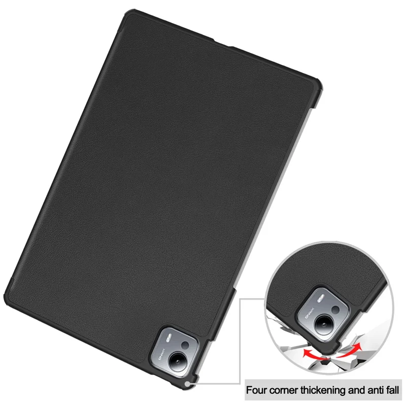 For Xiaomi Pad 7 Ultra Case Anti-Drop Leather Stand Tablet Cover - Black-Cellmalls