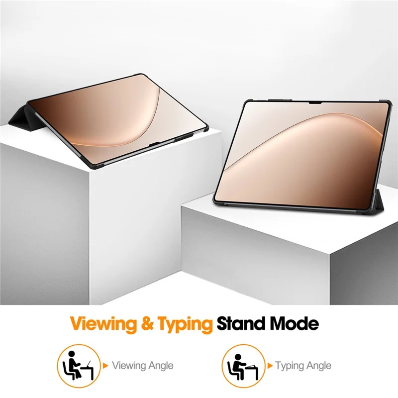 For Xiaomi Pad 7 Ultra Case Anti-Drop Leather Stand Tablet Cover - Black-Cellmalls