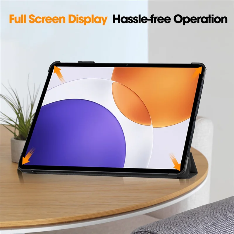 For Xiaomi Pad 7S Pro 12.5 Case Anti-Drop Leather Stand Tablet Cover - Black-Cellmalls