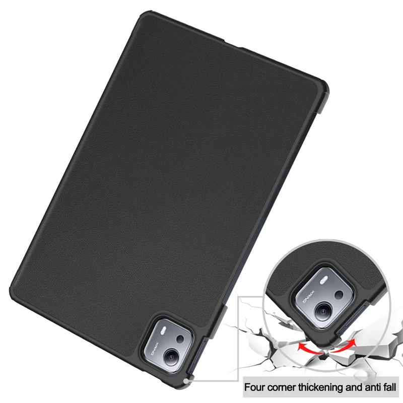 For Xiaomi Pad 7S Pro 12.5 Case Anti-Drop Leather Stand Tablet Cover - Black-Cellmalls