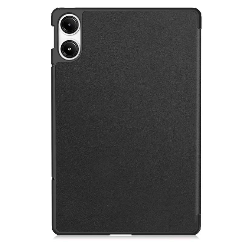 Tablet Case for Xiaomi Redmi Pad Pro / Redmi Pad Pro 5G / Poco Pad Tri-Fold Stand Leather Cover - Black-Cellmalls