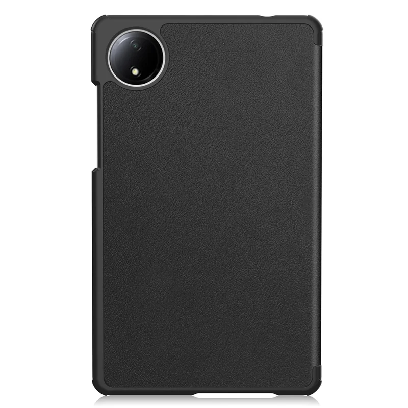 For Xiaomi Redmi Pad SE 4G 8.7 inch Case Anti-Scratch Leather Stand Tablet Cover - Black-Cellmalls