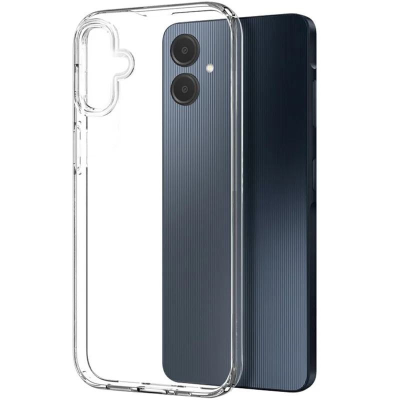 NORTHJO For Samsung Galaxy A06 4G Clear Case Soft TPU Phone Cover with Tempered Glass Screen Protector-Cellmalls