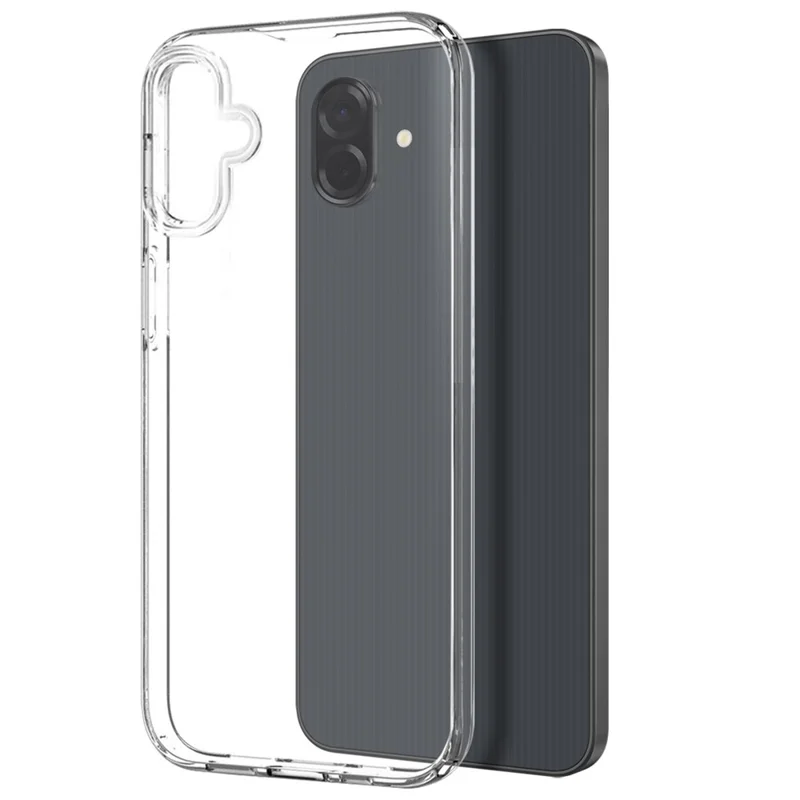 NORTHJO For Samsung Galaxy A07 4G Case Soft TPU Clear Phone Cover with Tempered Glass Screen Protector-Cellmalls