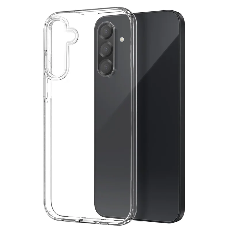 NORTHJO For Samsung Galaxy A26 5G Clear Case Soft TPU Phone Cover with Tempered Glass Screen Protector-Cellmalls