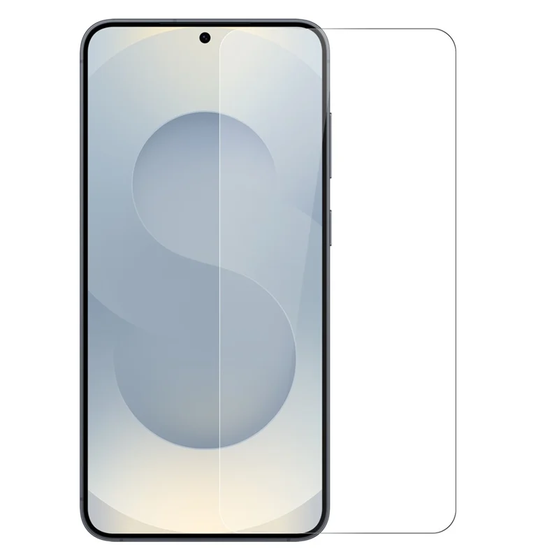 NORTHJO For Samsung Galaxy S25 Edge TPU Phone Case + Tempered Glass Film (Support Fingerprint Unlock) - Transparent-Cellmalls