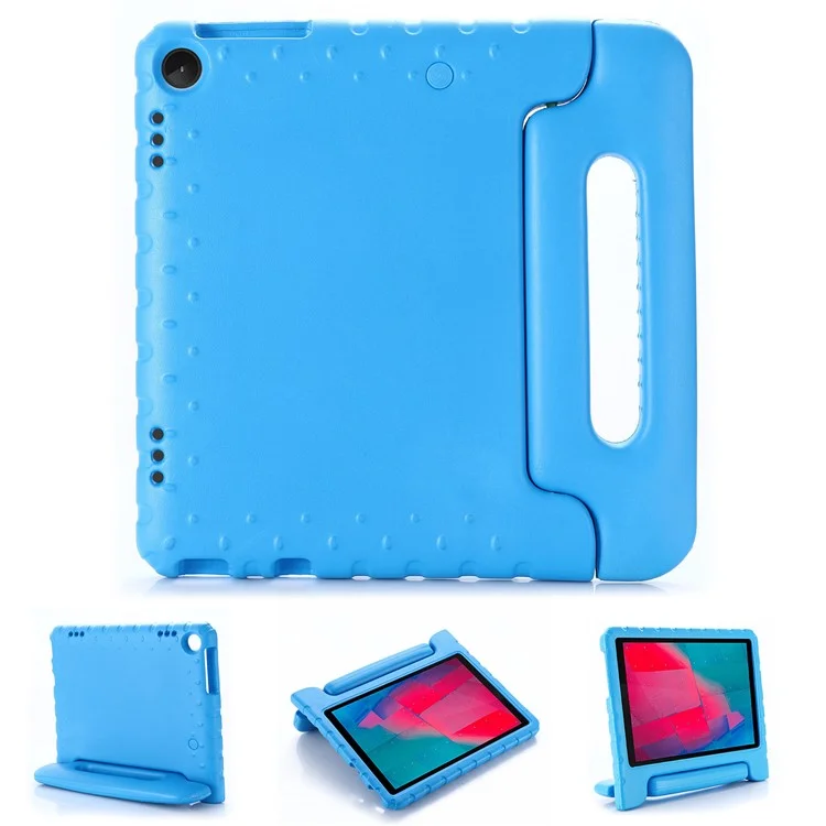 For Lenovo Tab M10 (Gen 3) TB-328FU / TB-328XU Handle Kickstand Protective Case EVA Tablet Cover - Blue-Cellmalls